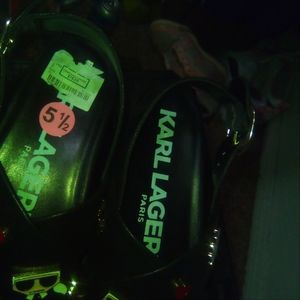 New karl lagerfield all black with cute assembles